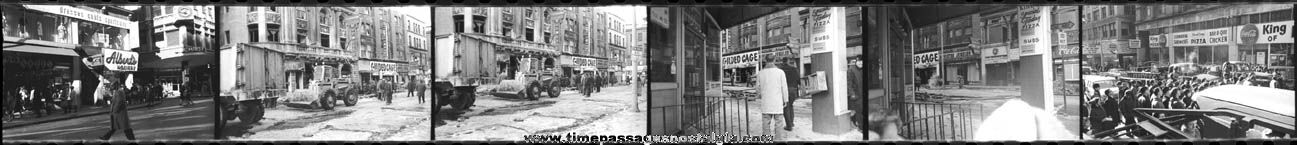 (11) Old Boston, Massachusetts Fire Photo Negatives