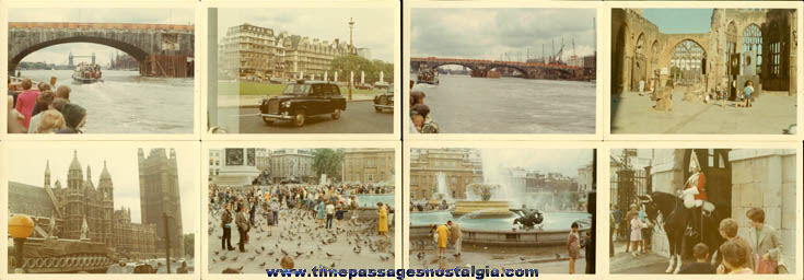 Large Lot Of (85) August, 1968 London England Color Photographs