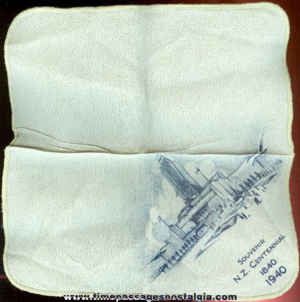 1940 New Zealand Centennial Souvenir Handkerchief