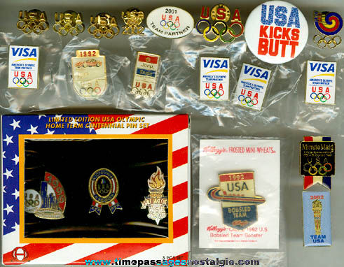 (20) United States Olympic Pins