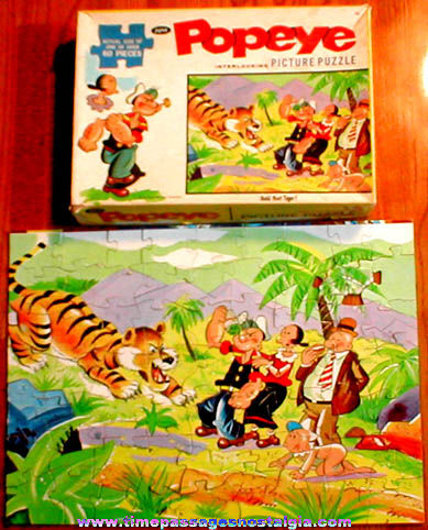 Colorful Old Popeye Boxed Jigsaw Puzzle