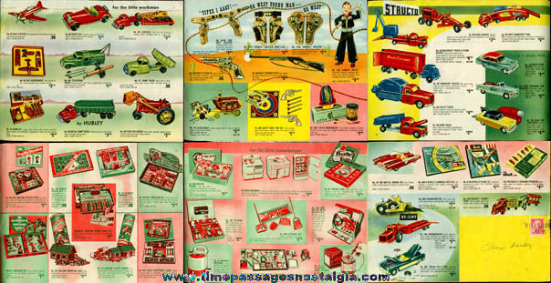 Colorful 1950’s (24) Page Toy Catalog