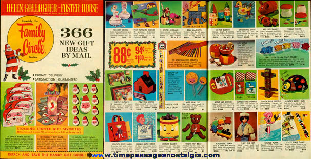1966 (32) Page Helen Gallagher - Foster House Christmas Novelty / Gift Catalog