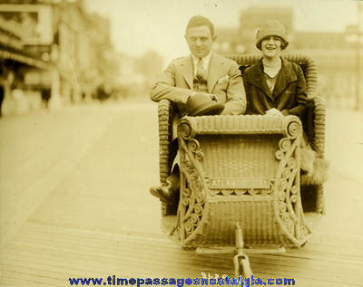 Old Atlantic City Boardwalk Souvenir Photograph