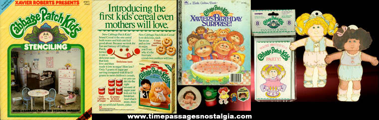 (18) 1980’s Cabbage Patch Kids Items