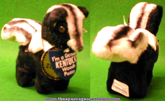 Old Collegiate Personality Pet Toy Skunk