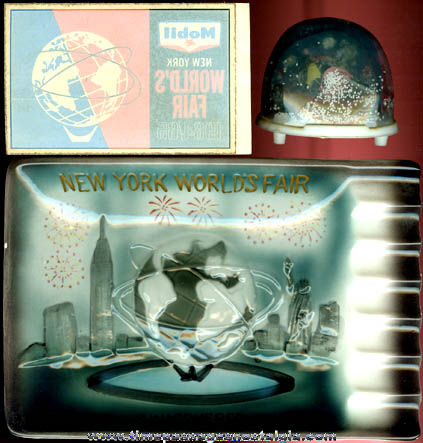 (3) 1964 - 1965 New York World’s Fair Souvenir Items