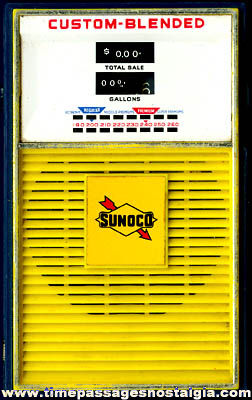 Old SUNOCO Advertising Gasoline Pump Transistor Radio