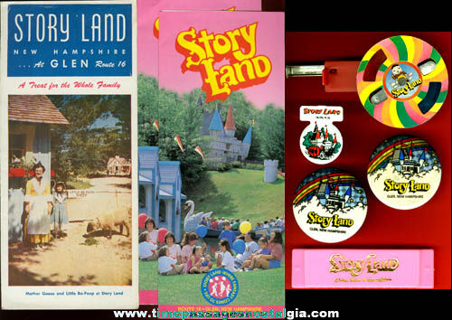 (8) New Hampshire Storyland Theme Park Items