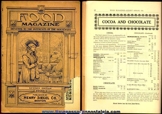 1908 Henry Siegel Company Food Magazine