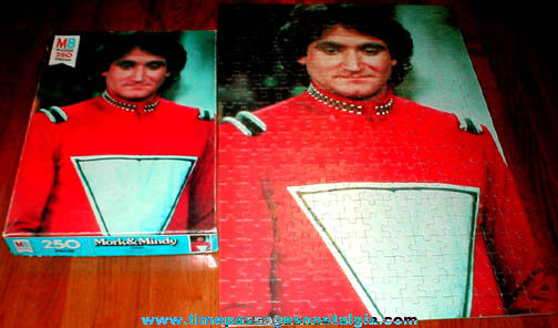 1978 Boxed Milton Bradley Mork & Mindy ’’Mork’’ Jigsaw Puzzle