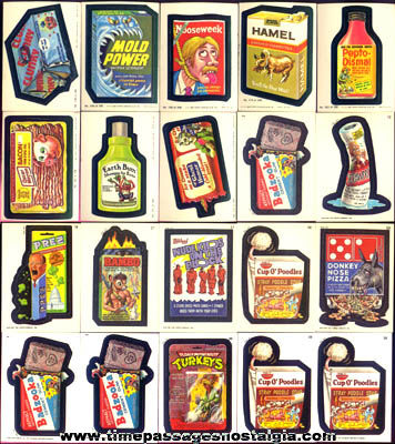 (44) Old Wacky Packages Stickers / Trading Cards