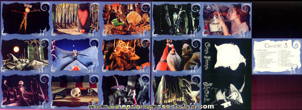 (16) Nightmare Before Christmas Trading Cards