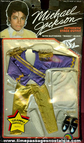 Unopened 1984 Michael Jackson Grammy Awards Doll Outfit