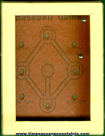 Old Baseball Dexterity Puzzle / Game