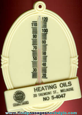 Old Fuel Oil Advertising Premium Wall Thermometer