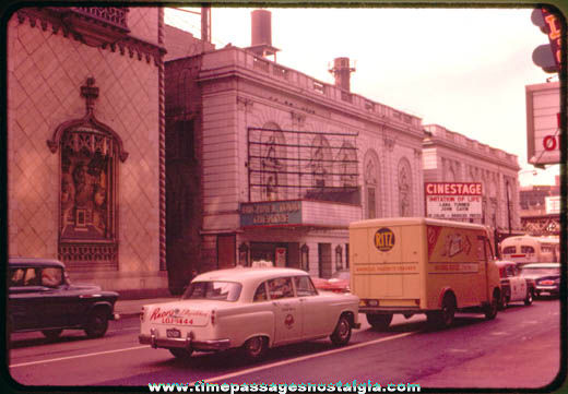 1959 National Biscuit Company Delivery Truck Color Photograph Slide