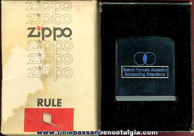 Boxed Zippo Award Tape Measure