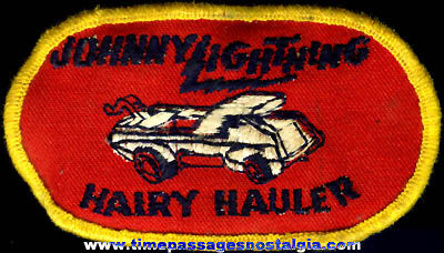 Old Johnny Lightning Hairy Hauler Cloth Patch