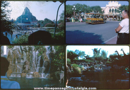 (8) 1965 Disneyland Color Photograph Slides