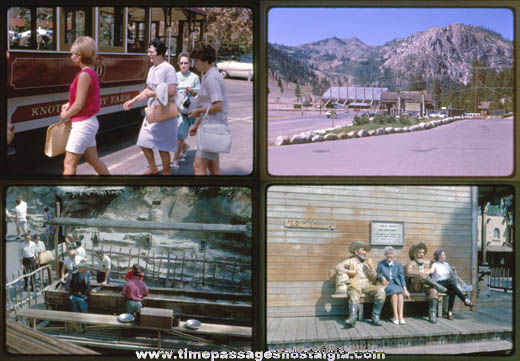 (12) 1965 Knotts Berry Farm Color Photograph Slides