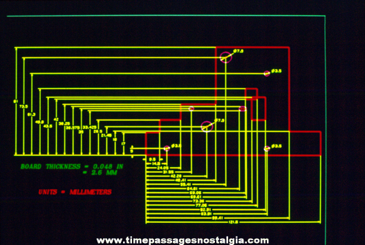 (4) Old Computer Chip Related Photograph Slides