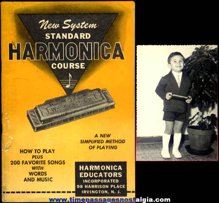 (2) Old Harmonica Related Items