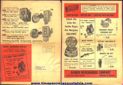 1949 Banner Merchandise Company Mail Sales Flier