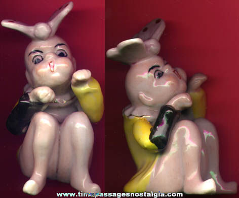 Unusual Old Jester or Clown Porcelain Figurine