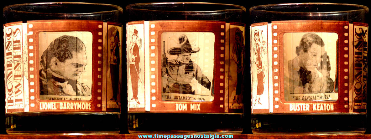 Old Movie Theatre Film Actor Drinking Glass