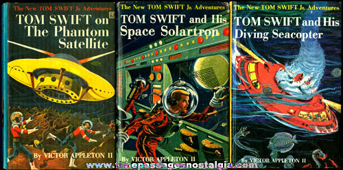 (3) 1950s Tom Swift Hard Back Fiction Books