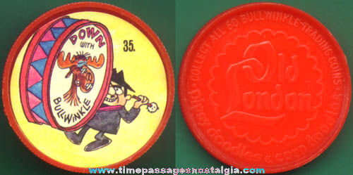 Old Bullwinkle Advertising Premium Trading Coin