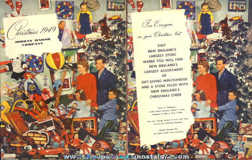1949 Jordan Marsh Company Christmas Toy Catalog