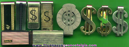 (10) Metal Money Clips