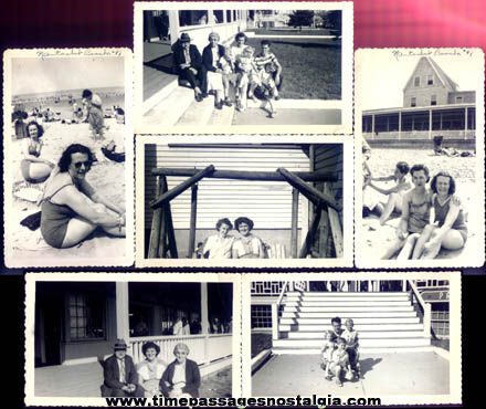 (6) 1949 - 1950 Nantasket Beach, Massachusetts Photographs