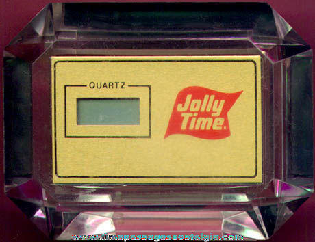 Jolly Time Pop Corn Advertising Quartz Clock