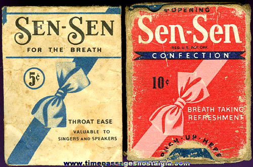 (2) Old Sen - Sen Breath Confection Packages