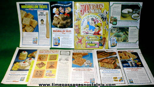 (31) Old Kellogg’s Rice Krispies Cereal Advertising and Premium Items