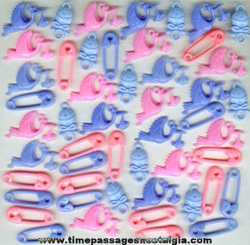 (50) Colorful Baby Related Charms