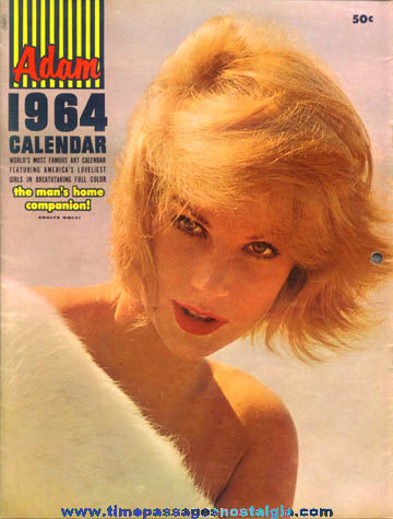 1964 Adam Pretty Women Risque Calendar