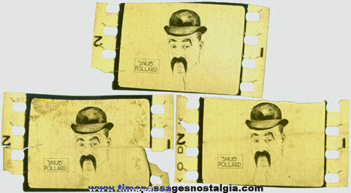 (3) Old Snub Pollard Film Frames