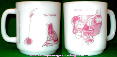 ©1972 Teenager Hippy Coffee Cup