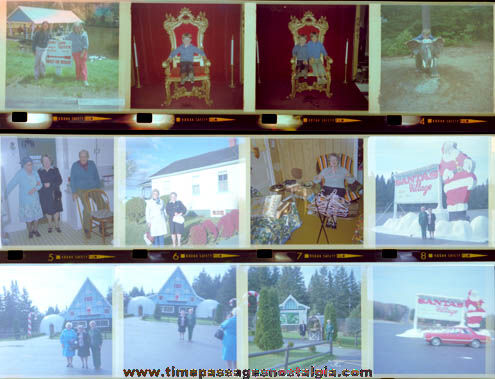 (19) Santas Village Advertising Items & Photo Negatives
