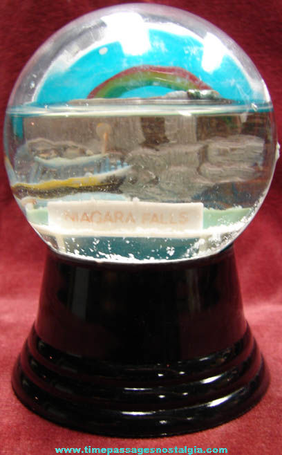 Old Niagara Falls Advertising Souvenir Snow Globe