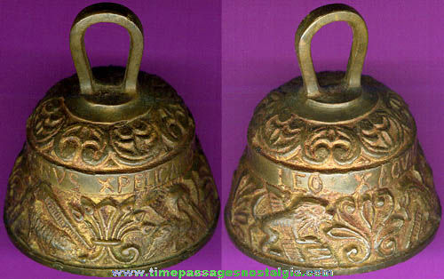 Old Ornate Bronze or Brass Bell