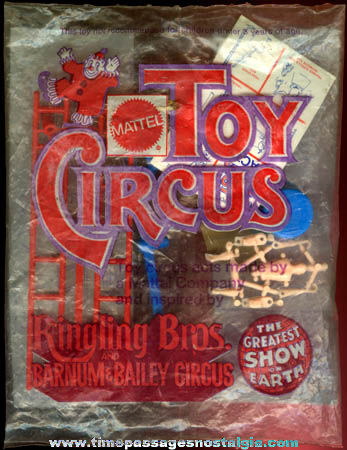 Old Unopened Ringling Bros. and Barnum & Bailey Circus Performer Toy