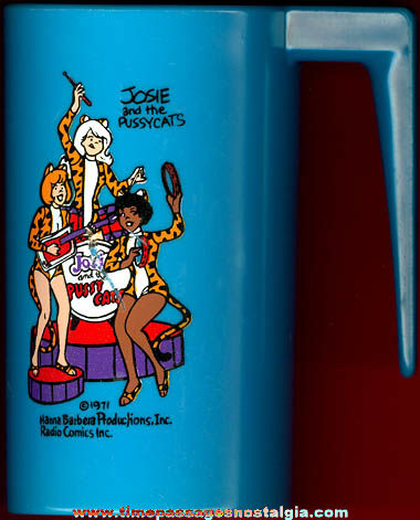 ©1971 Hanna-Barbera Josie & The Pussycats Character Cup