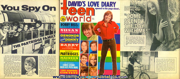 Teen World Magazine August 1971 Issue