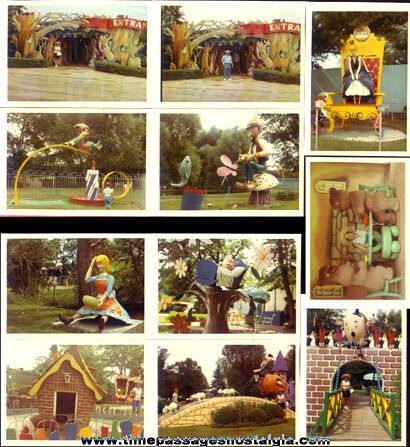 (23) Old Storybook Gardens Amusement Theme Park Color Photographs