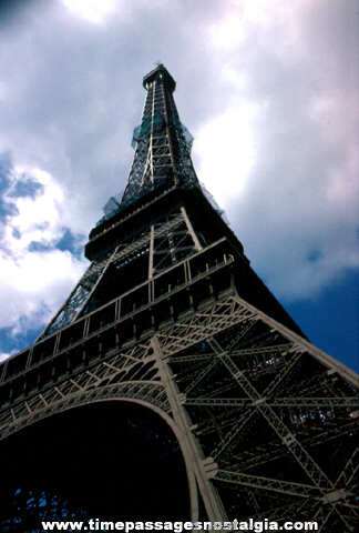 Old Eiffel Tower Paris France Photograph Slide